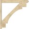 Ekena Millwork Merced Arts & Crafts Rough Sawn Outlooker, Douglas Fir, 6"W x 44"D x 44"H OUT06X44X44MRC03RDF - alternate 3